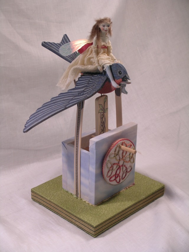 Blue Bird and Fairy wing down