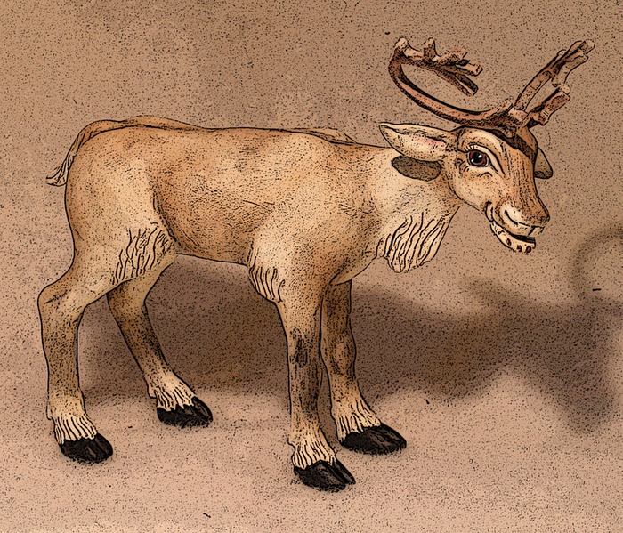 reindeer cookie poster edge