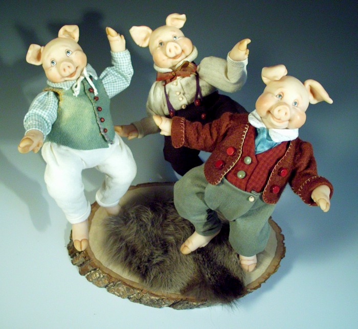 Three little pigs